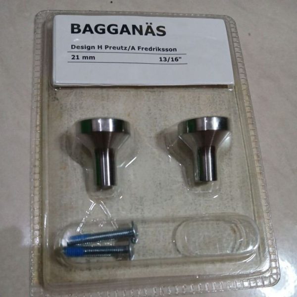 IKEA BAGGANAS knop kenop handle tarikan laci lemari 2pc - Image 2