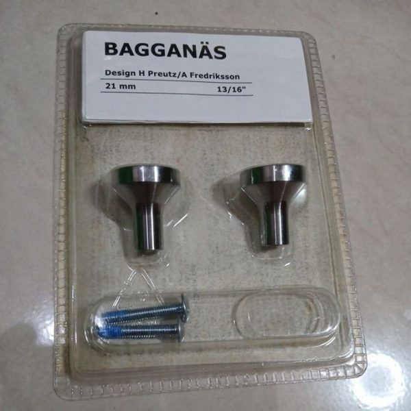 IKEA BAGGANAS knop kenop handle tarikan laci lemari 2pc