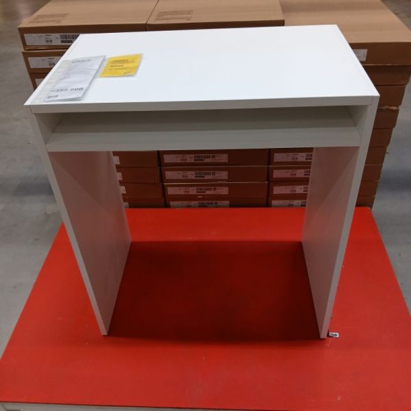 IKEA TORALD meja belajar putih dengan laci terbuka 65 x 40cm